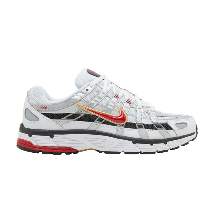 Nike P-6000 Platinum Varsity Red man sneaker