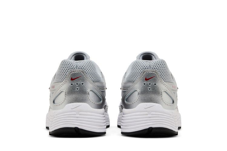 Nike P-6000 Metalic Silver Cool Red (GS)