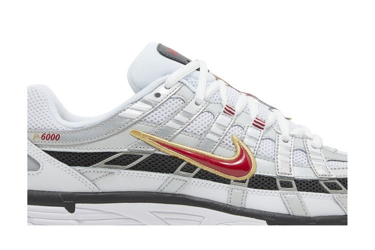 Nike P-6000 Platinum Varsity Red man sneaker