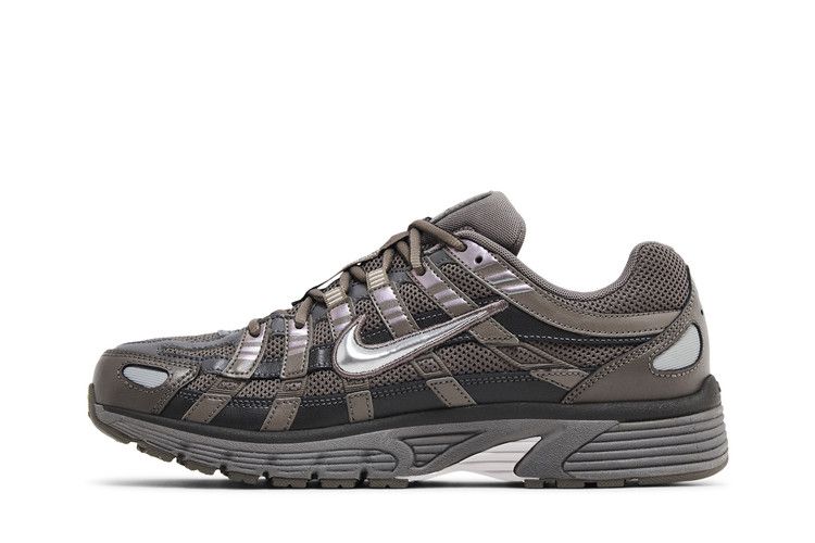 Nike P-6000 Cave Stone Medium Ash Flat Pewter Metallic Silver mans sneaker