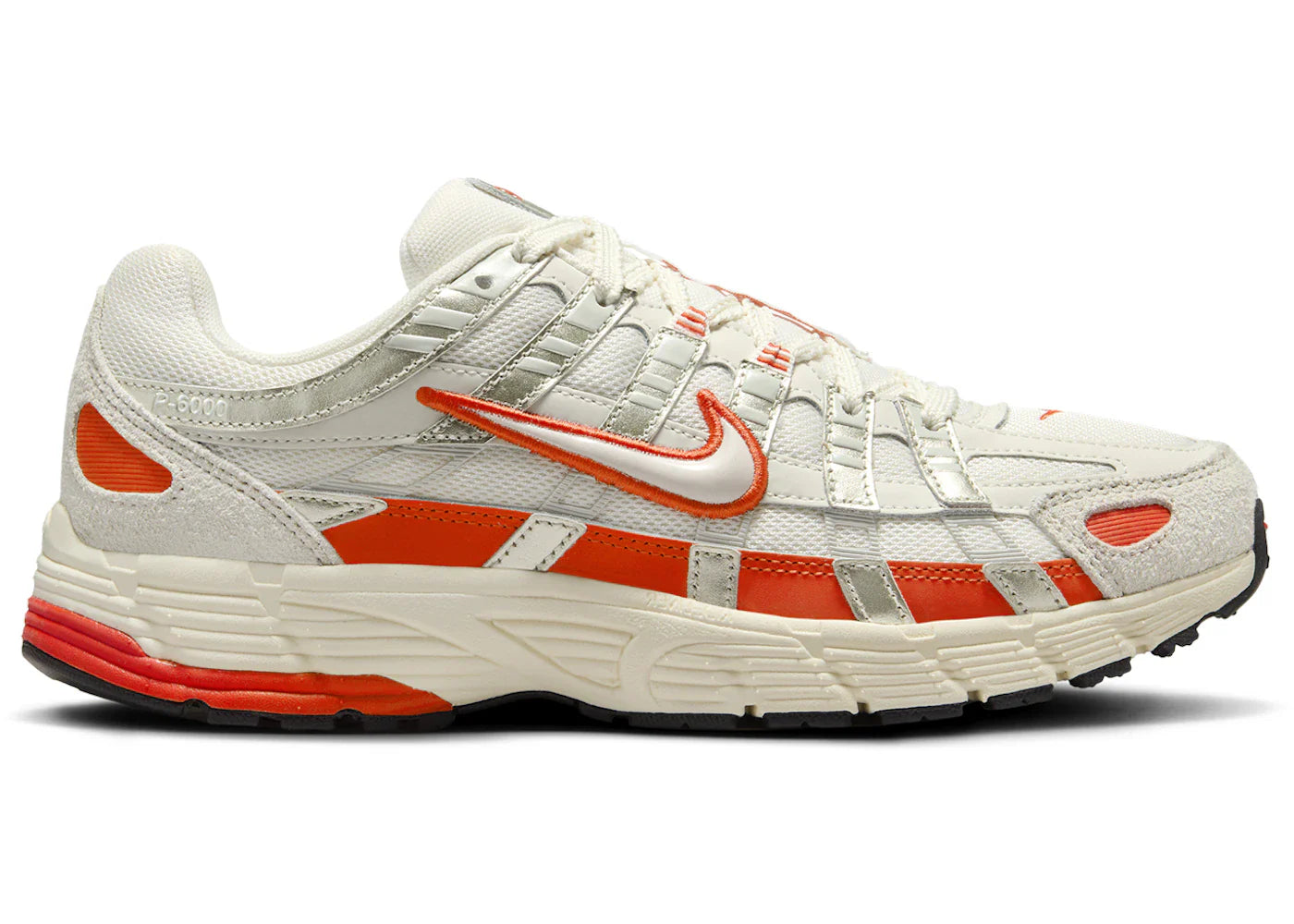 Nike P-6000 Sail Pale Ivory Light Bone Picante Red (Women's)