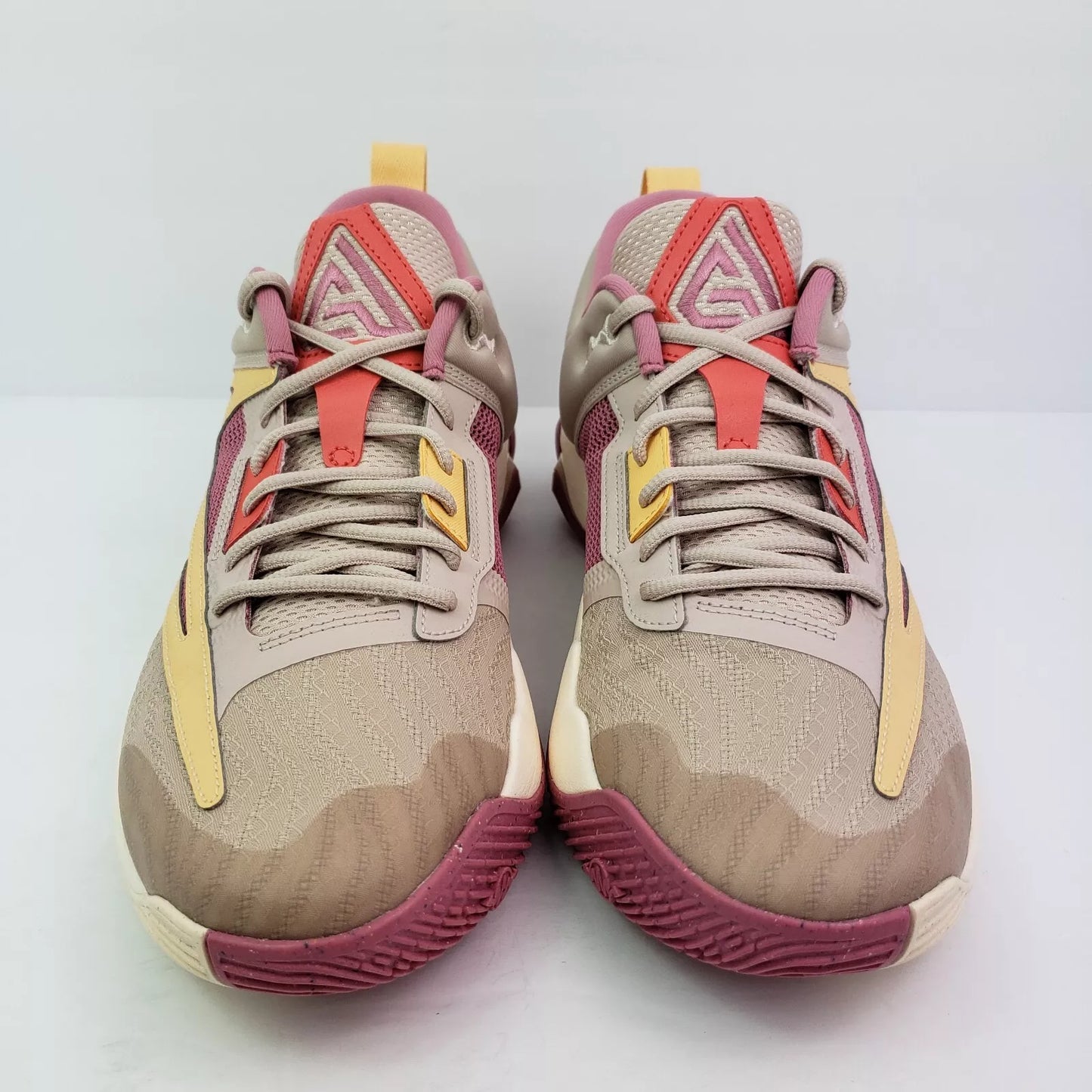 Nike Giannis Immortality 3 Mens Fossil Stone Gold Berry Basketball Shoes