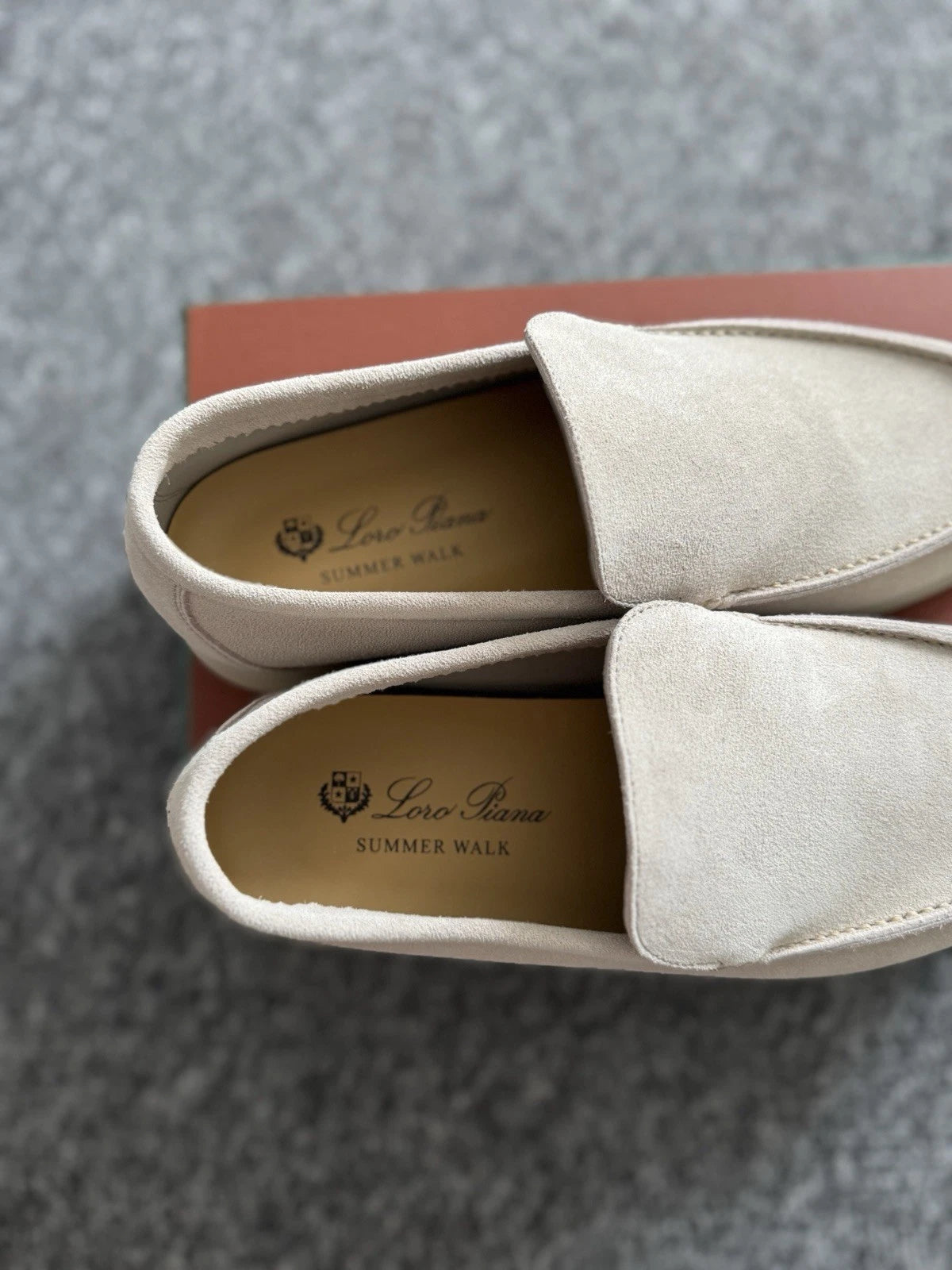 Loro Piana Summer Walk Loafers – Beige Suede