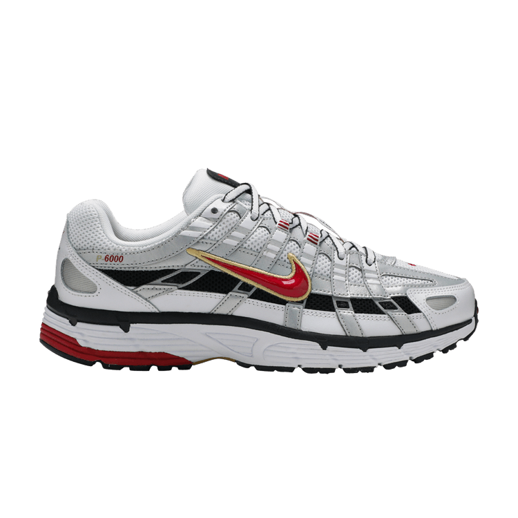 Nike P-6000 White Gold Red man women sneaker