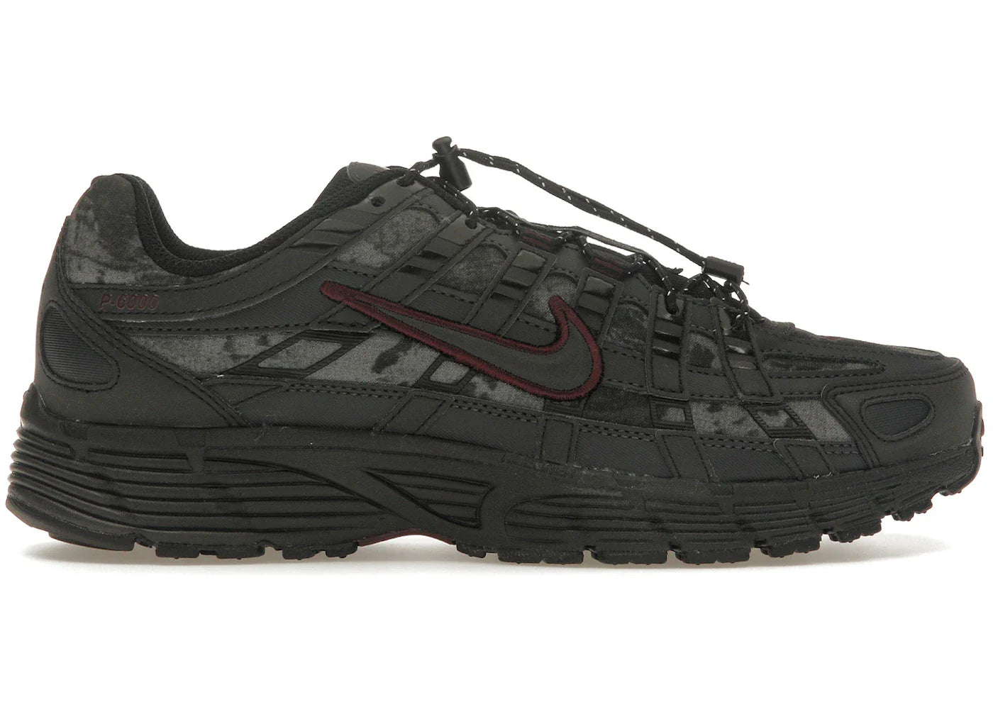 Nike P-6000 Black Burgundy Crush (Women's shoes)