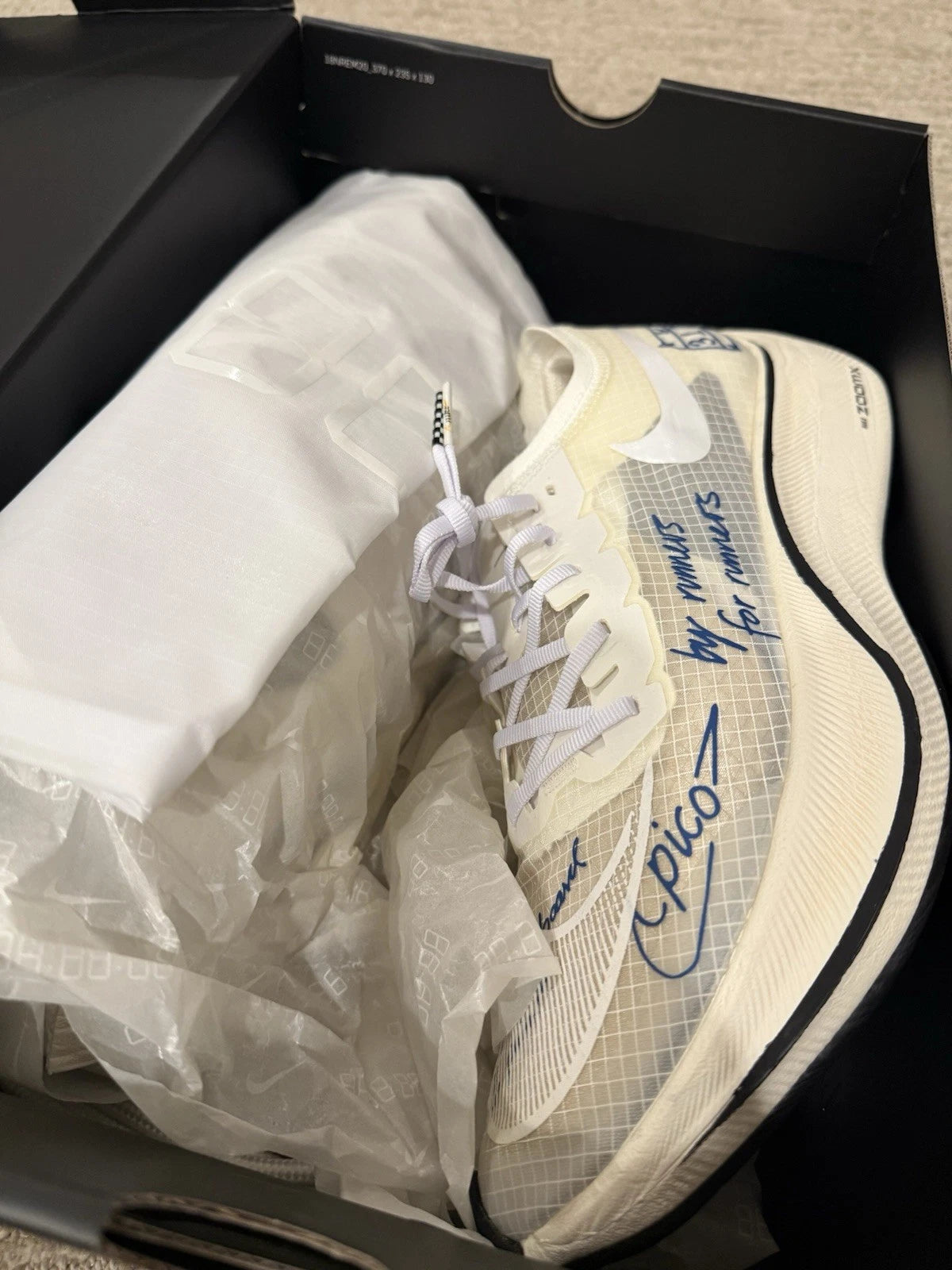 Nike ZoomX Vaporfly NEXT% Blue Ribbon Sports Men's and women's shoes