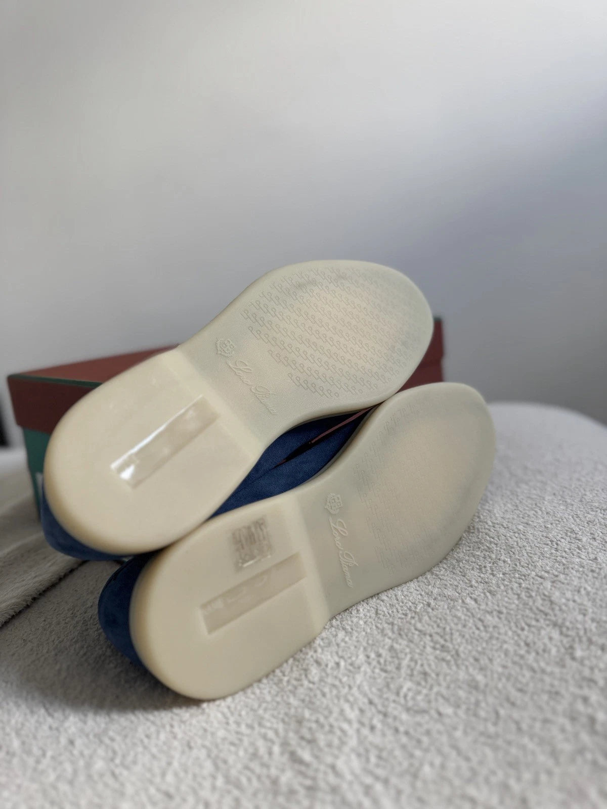 Loro Piana Summer Walk Loafers – Racing Blue Suede Men's and women's shoes