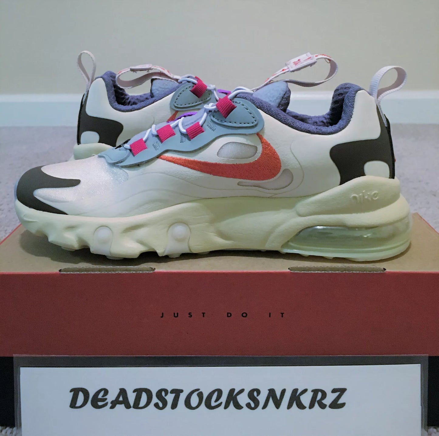 Travis Scott X Nike Air Max 270 Cactus Trails PS CV2414 200 PS 20 Men's Shoes