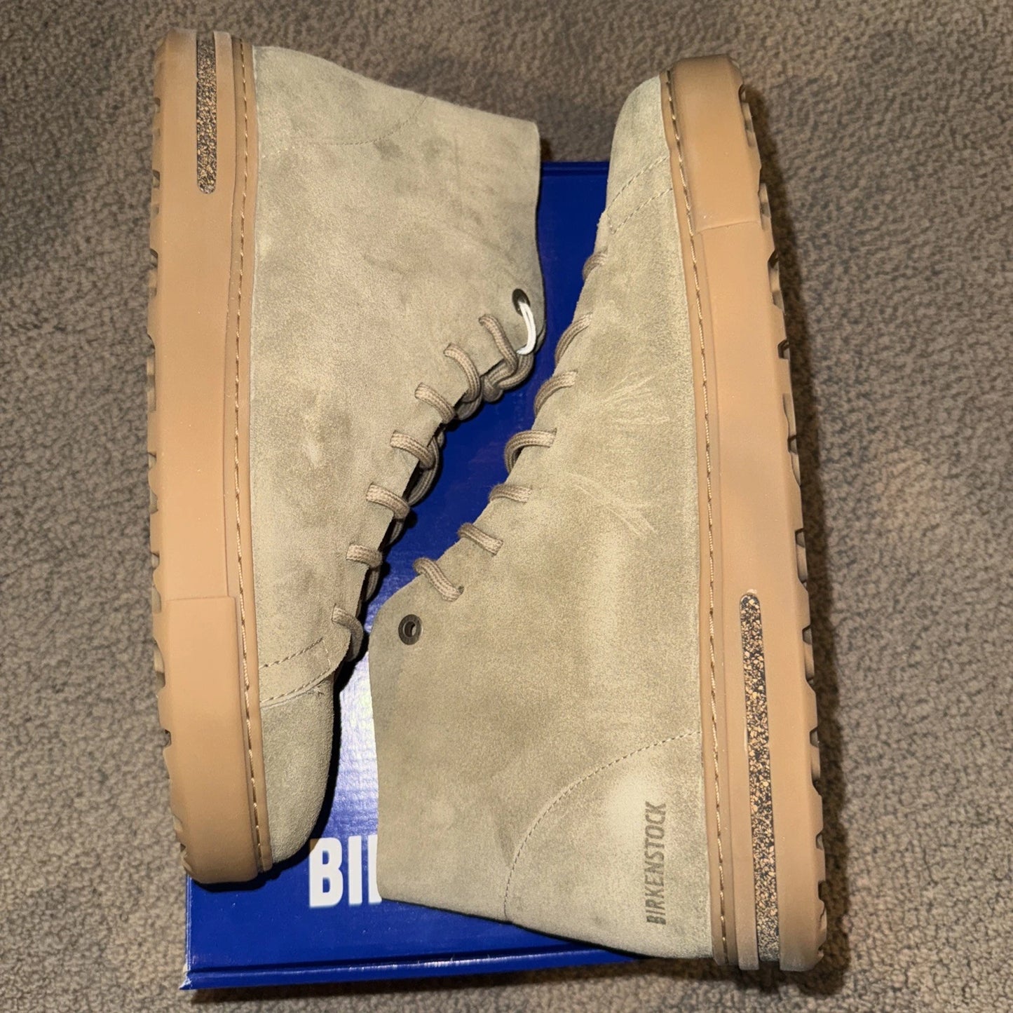 Birkenstock Unisex Bend Mid Decon Lace Up High-Top Nubuck Leather. NIB.