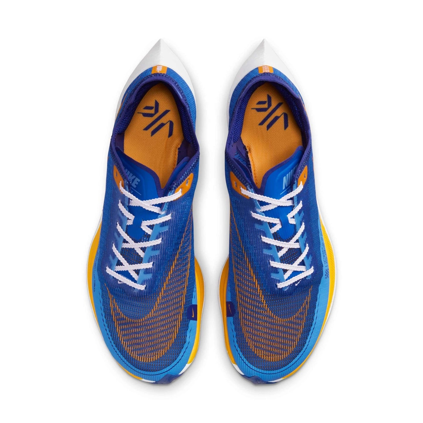 NIKE ZOOMX FD0713-400 VAPORFLY NEXT% 2 'GAME ROYAL VIVID ORANGE' MENS SHOES